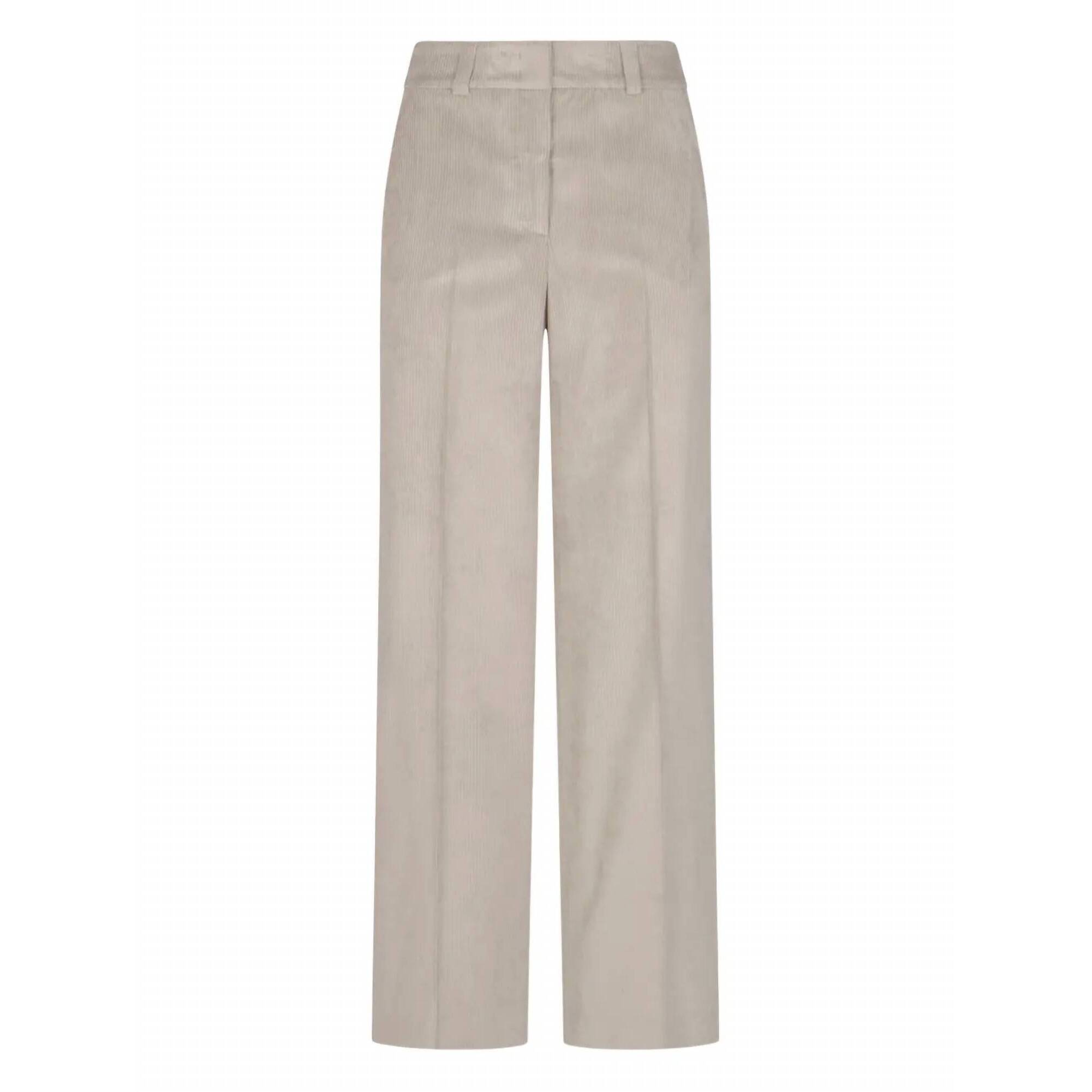 New Peserico Women's Corduroy Straight Leg Pants In Grey